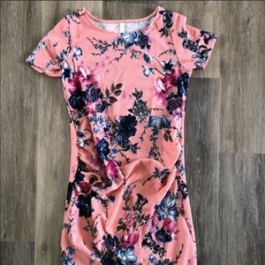 PinkBlush Fitted Maternity Dress